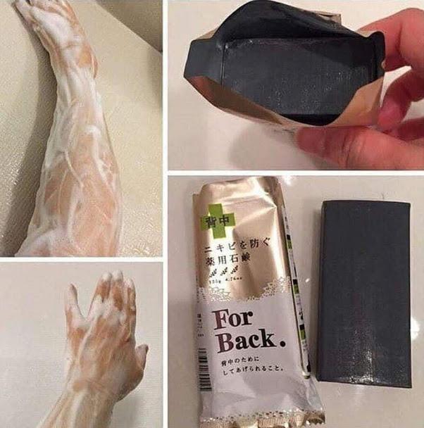 Xà phòng trị mụn lưng For Back Medicated Soap Pelican Nhật bản