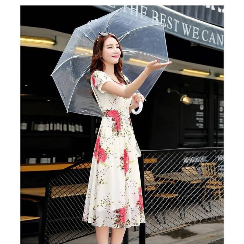 [HCM]Ô Dù đi Mưa Trong Suốt Nhật Bản