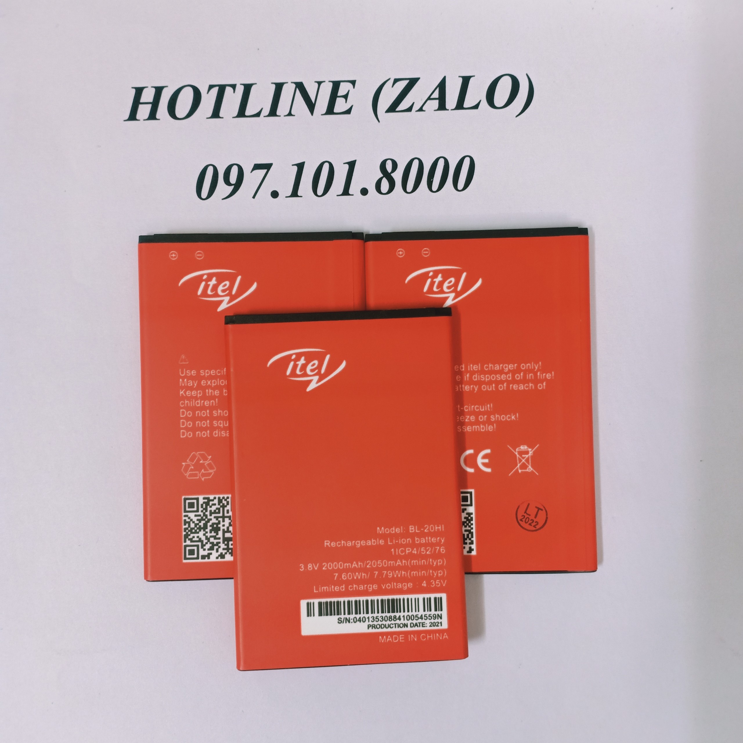 Pin itel A32 A32F A32S (BL-20HI)
