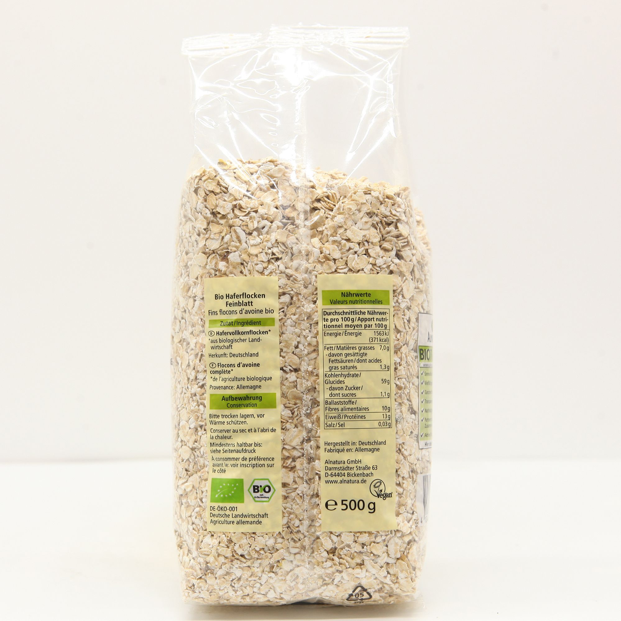 Yến mạch Đức HAFER FLOCKEN 500G