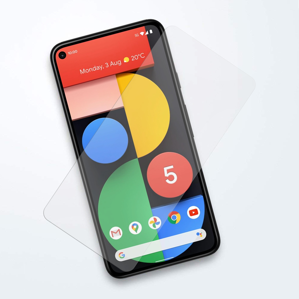 Kính cường lực trong suốt cho Google Pixel 5 (Kèm miếng lau)