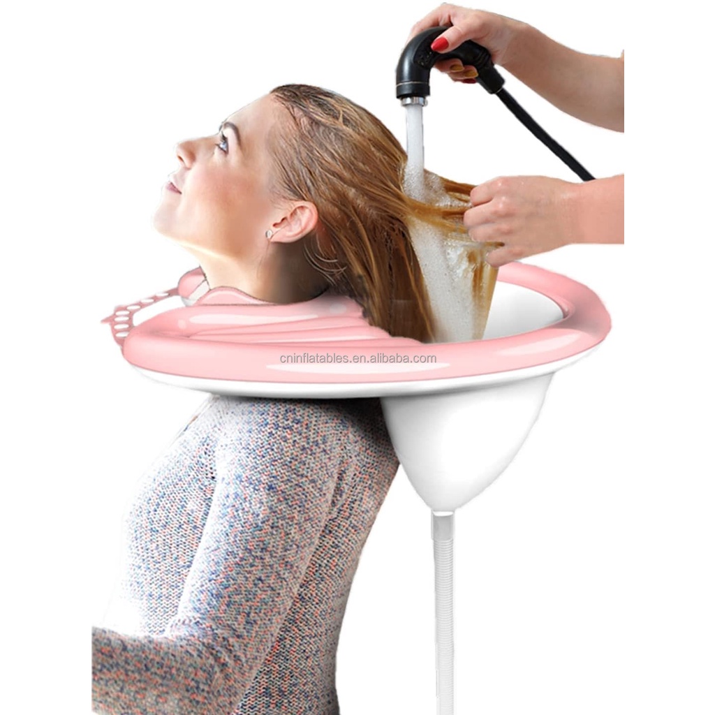 Chậu gội đầu tại nhà chậu gội đầu cho bà bầu người già trẻ nhỏ tiện lợi - bơm hơi