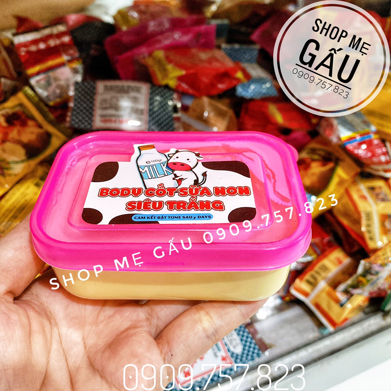 Kem cốt ủ bò vuông 100g_ cốt đặc