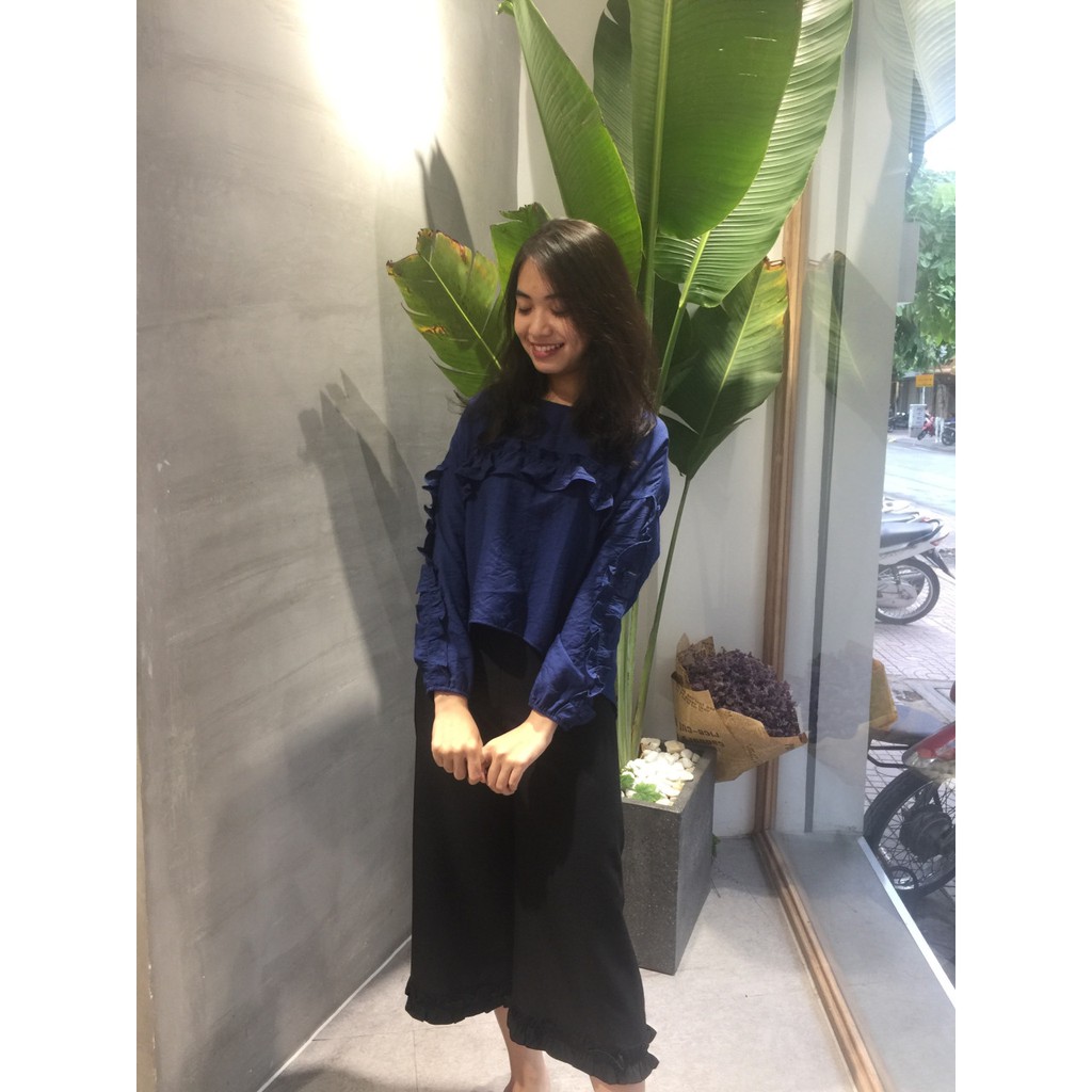 YU CHERRY | Quần nữ Ruffle Trouser YQ006