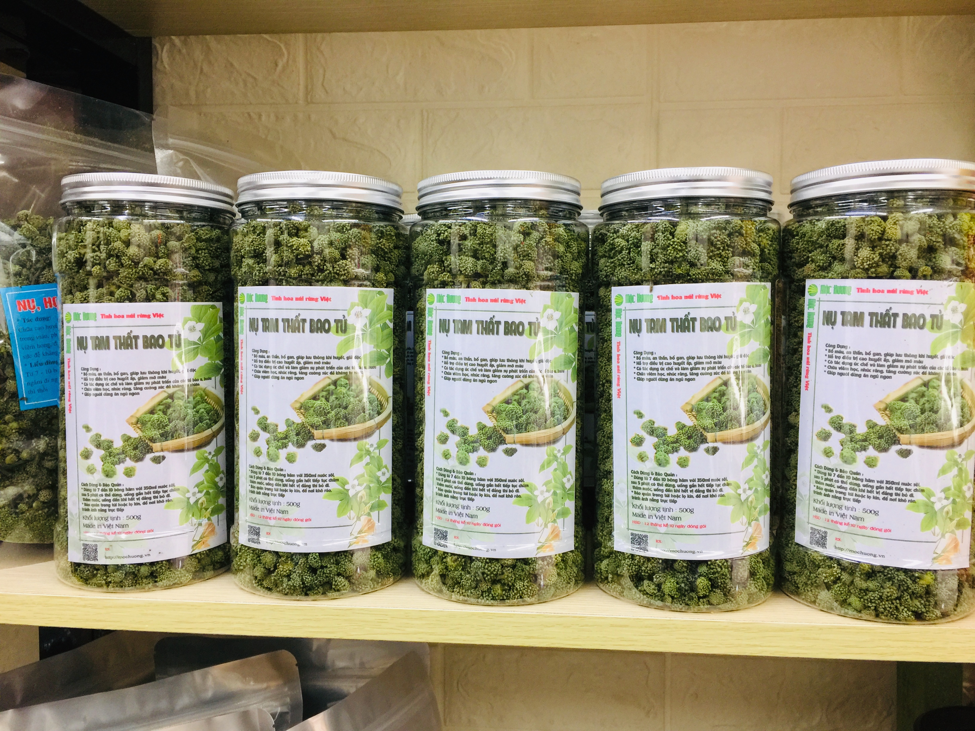 Hộp 250Gr Trà Nụ Tam Thất Bao Tử Khô