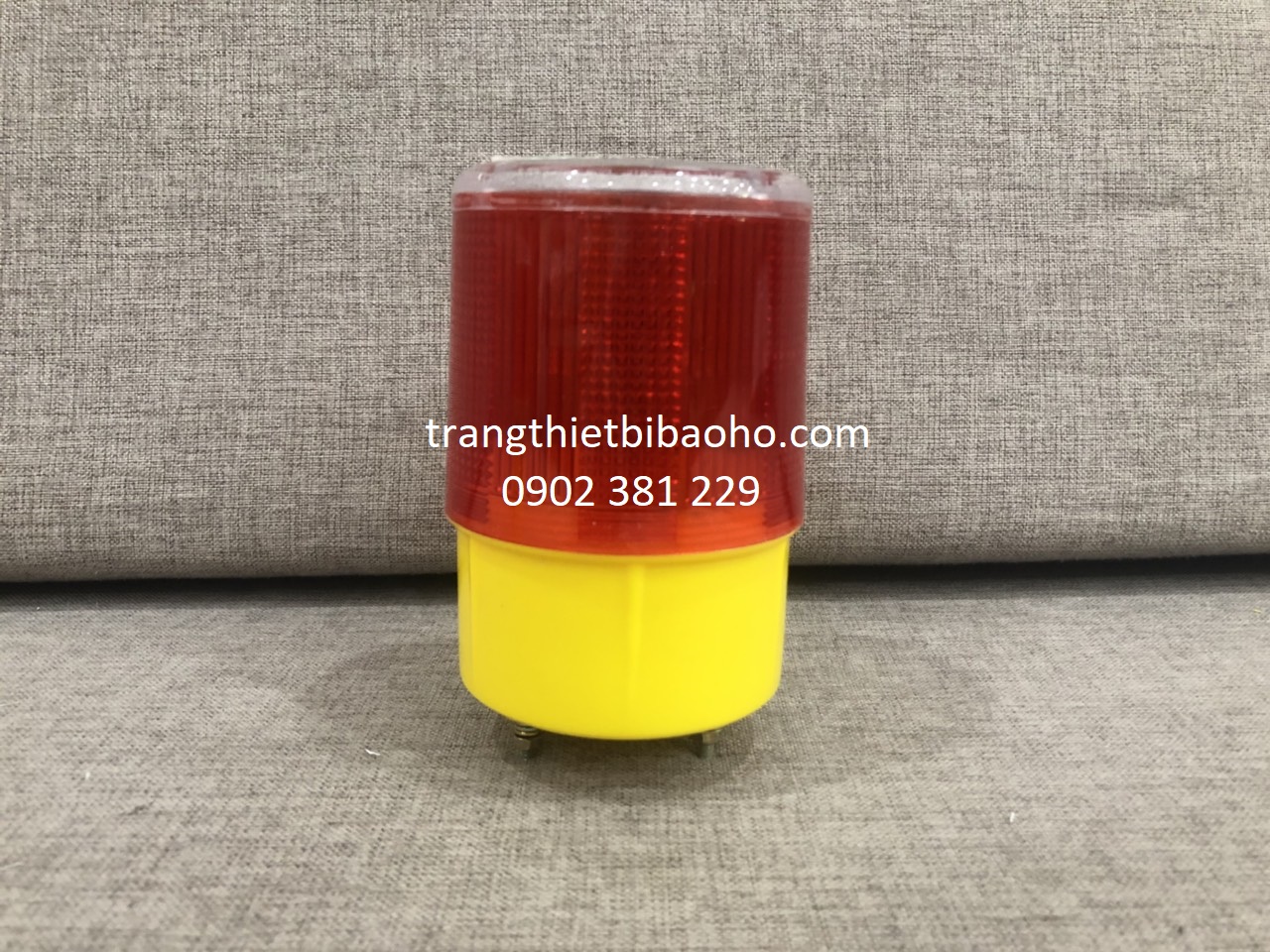 Đèn cảnh báo năng lượng mặt trời đế nam châm JS