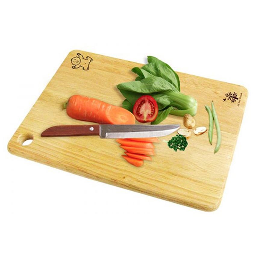 Thớt Chữ Nhật Cho Bé Gỗ Đức Thành 05021