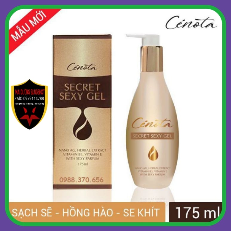 Dung dịch vệ sinh phụ nữ Cenota Secret Sexy gel, Bí Quyết Làm Hồng, Thơm