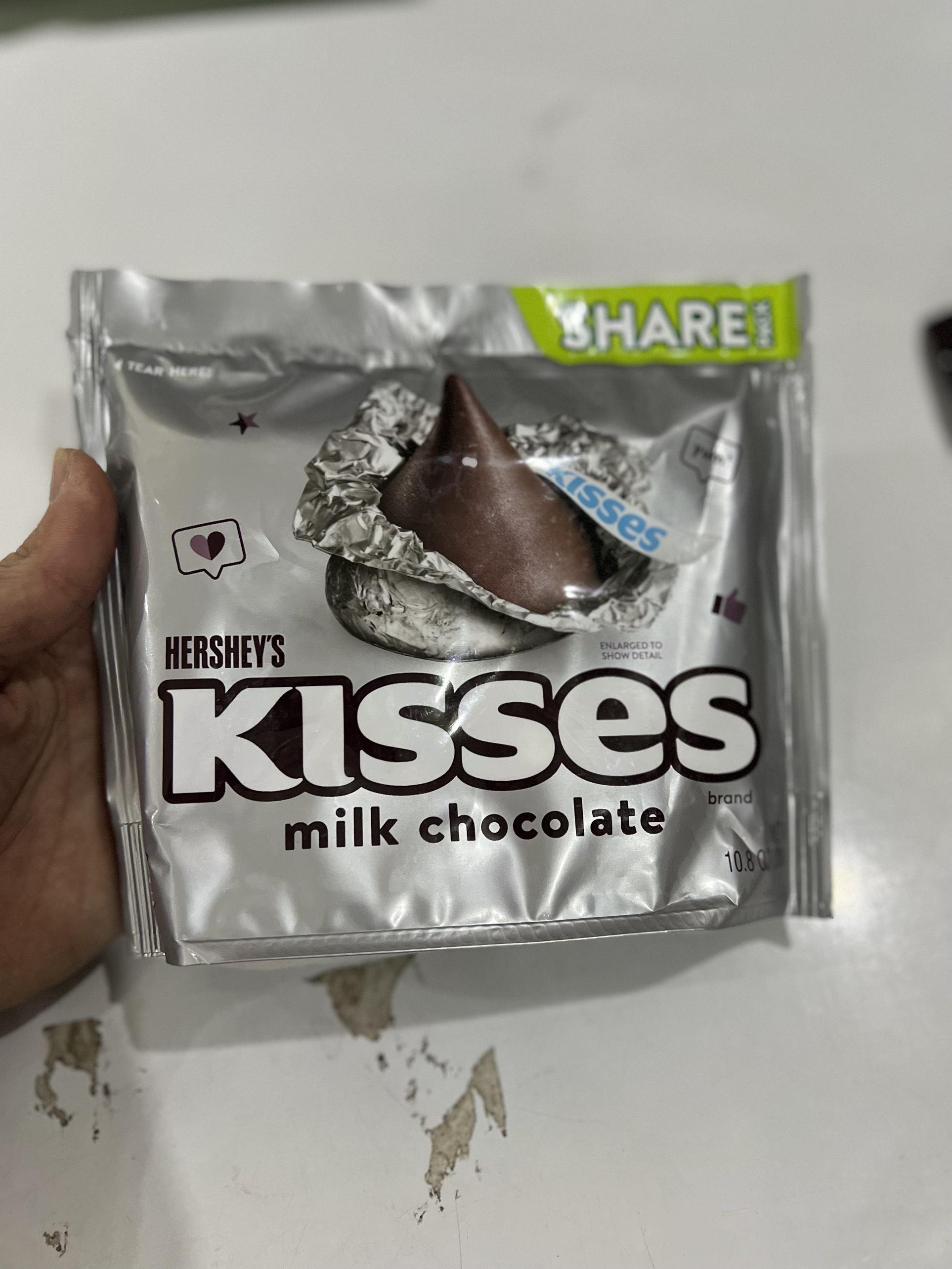 Socola đắng Hershey Nuggets Milk Chocolate gói 289gr Mỹ