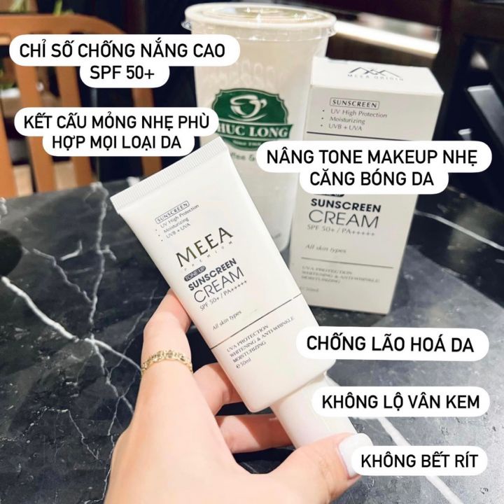 Kem chống nắng Meea Sunscreen Cream 50ml spf50