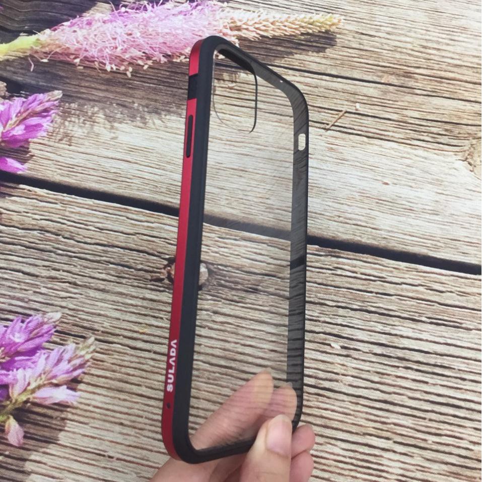 ỐP IPHONE LƯNG TRONG SULADA VIỀN MÀU ️IPHONE 11 / PRO / MAX ️