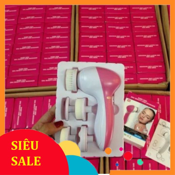 [Dale sốc] Máy rửa mặt massage 5in1