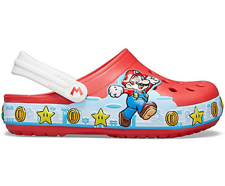 SỤC CROCS TRẺ EM- IN HÌNH NHÂN VẬT MARIO 3D