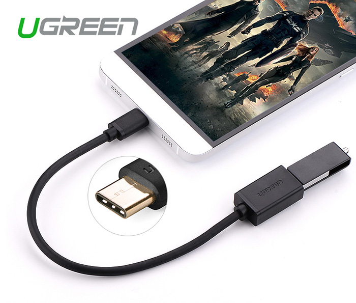 Cáp OTG USB Type C sang USB 2.0 chuẩn A cổng âm Ugreen 30175