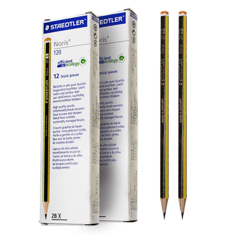 Combo 3 Bút Chì Gỗ Steadtler 2B