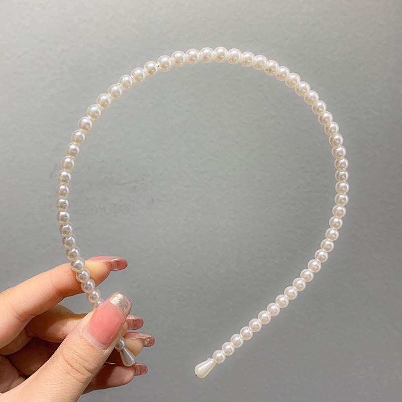 Bờm tóc - băng đô ngọc trai