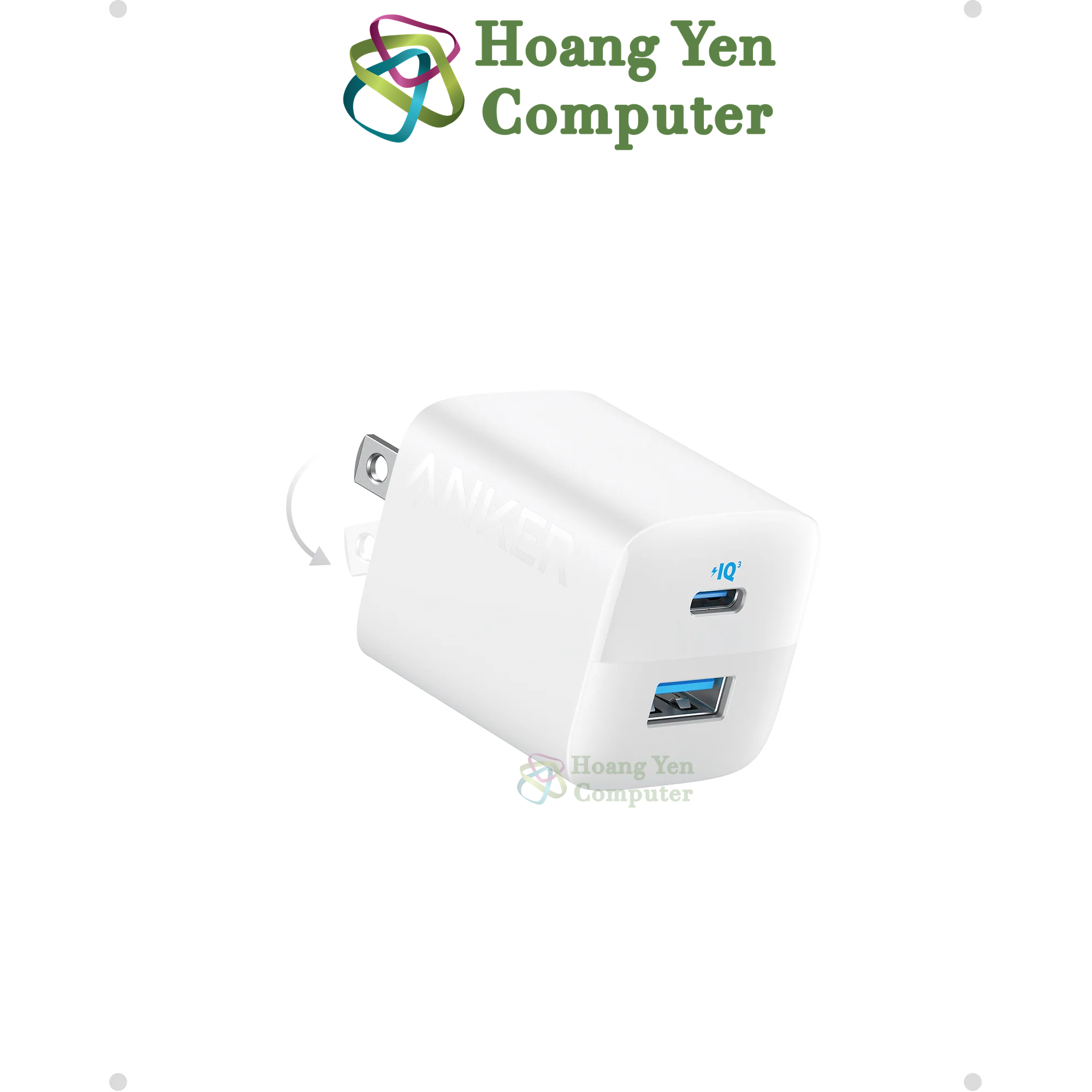 Cốc sạc nhanh mini anker 323 a2331 - bh 12 tháng