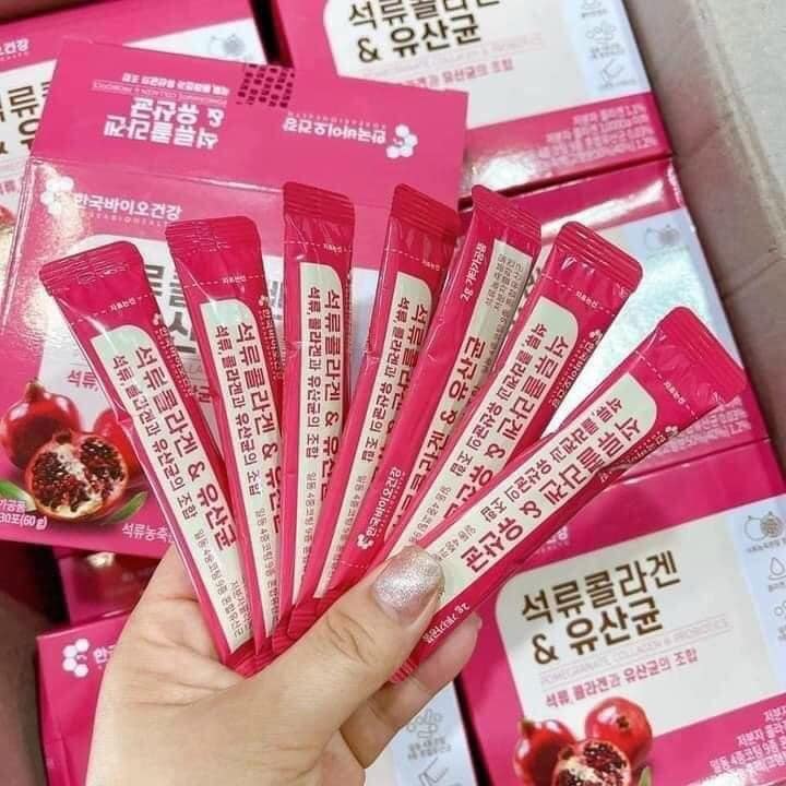 Bột Uống Collagen lựu đỏ bio cell VIKO Korea