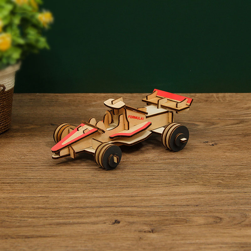 Đồ chơi lắp ráp gỗ 3d mô hình xe đua f1 lc-gp081a