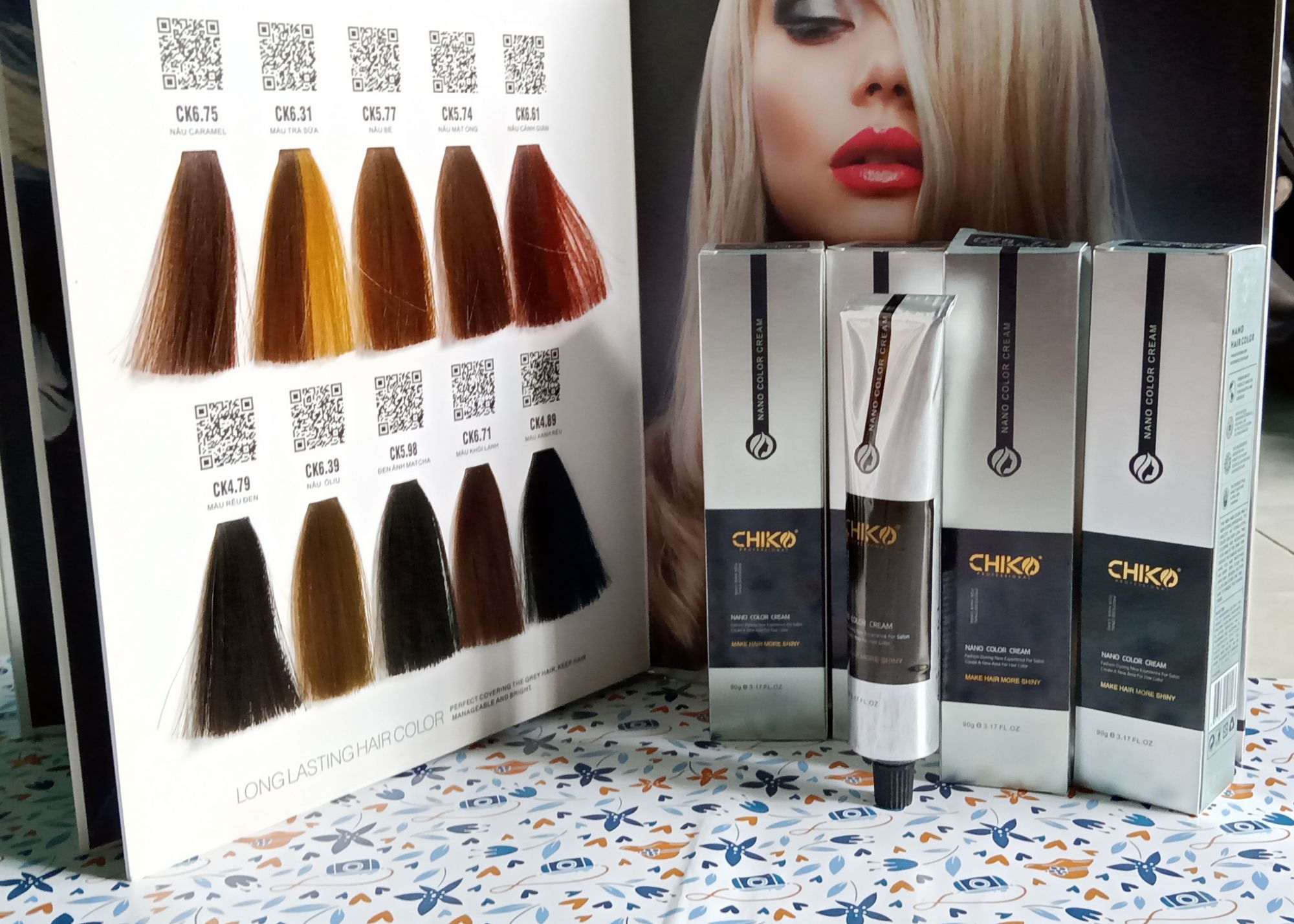 SET NHUỘM MÀU NÂU MẬT ONG (KÈM OXI)