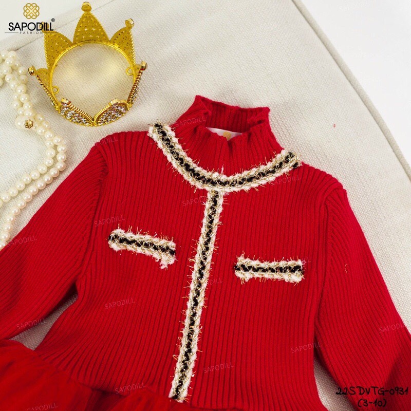 Váy len công chúa siêu phẩm cho bé V10 J&B Kids
