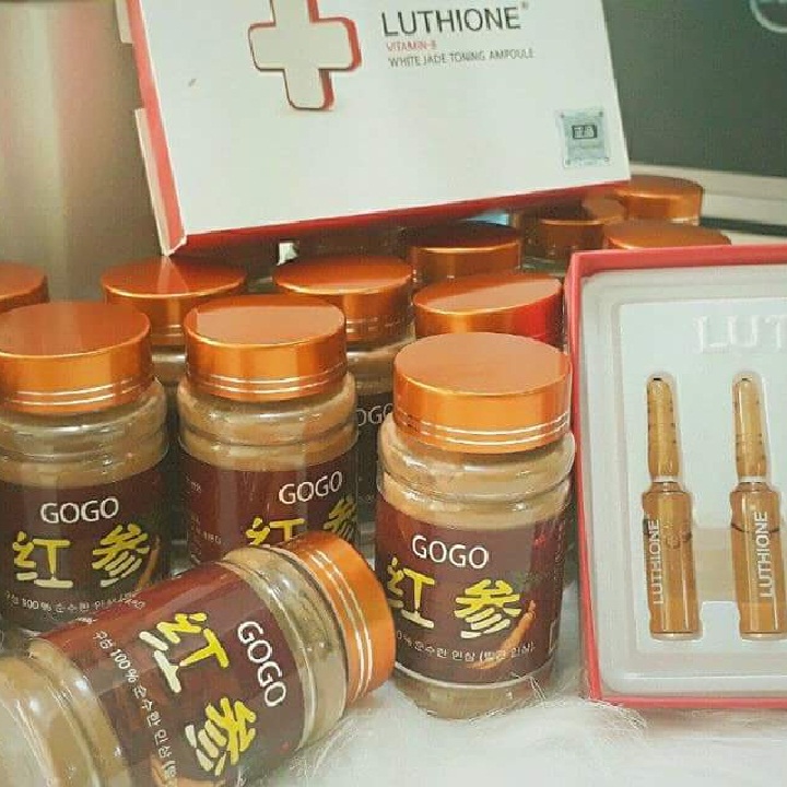 Hồng Sâm GoGo ❤️ Mẫu Hot❤️ Hồng Sâm Cấy Trắng Da