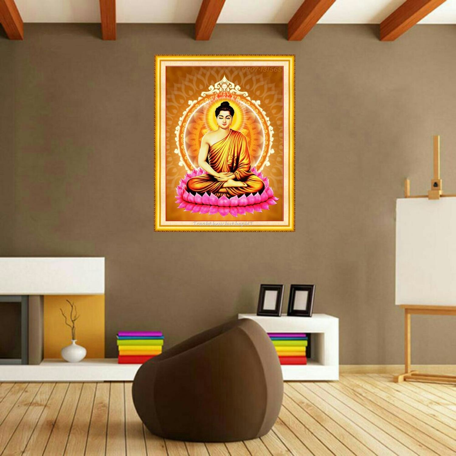 Tranh đính đá Đức Phật vs482 kt 60x80 cm