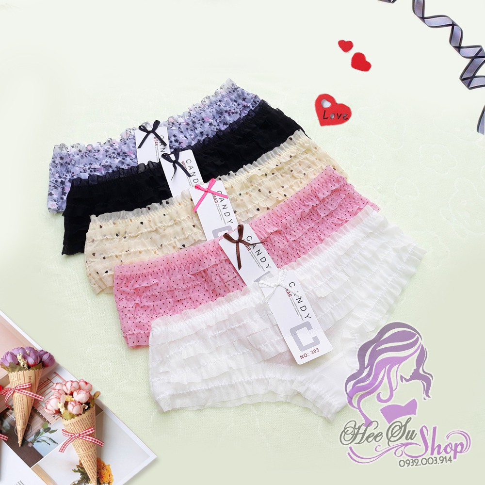 COMBO 5 QUẦN REN TẦNG CÔNG CHÚA 303