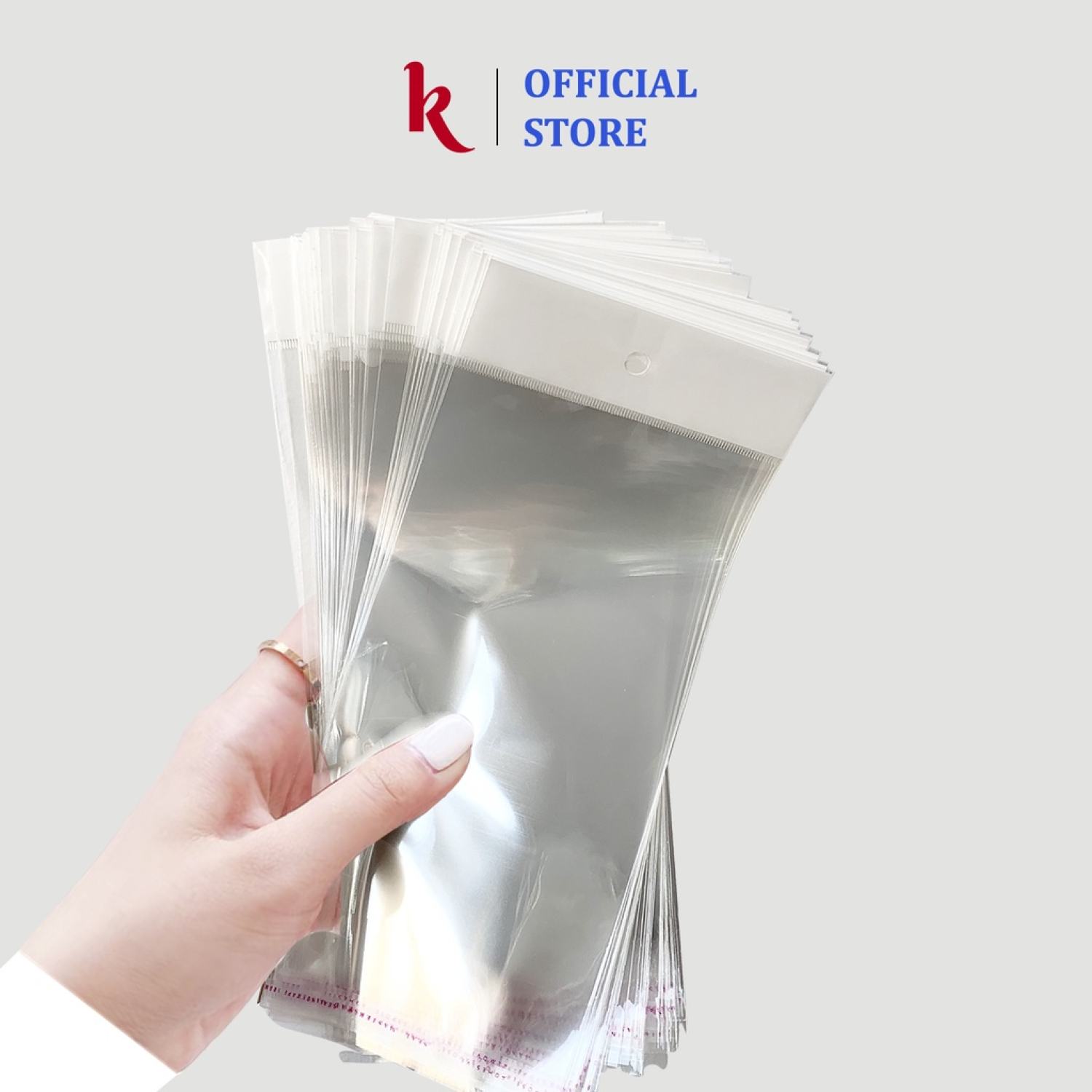Sỉ buôn 1kg túi đựng ốp điện thoại có lỗ treo cho cửa hàng bịch túi nilon bóng opp cho ốp lưng case