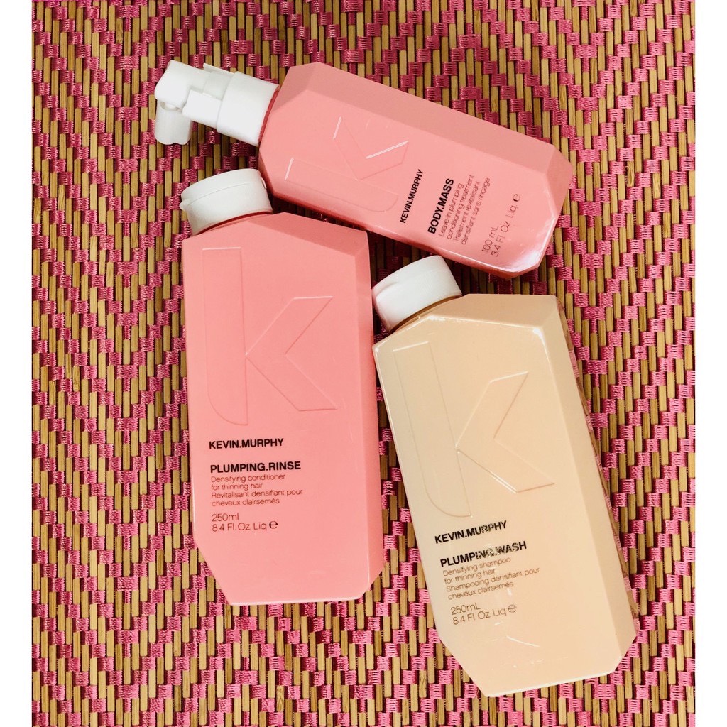[HCM]Combo Dầu Gội Xả Và Tinh Dầu Cho Tóc Ít Mỏng Rụng Kevin.Murphy Plumping