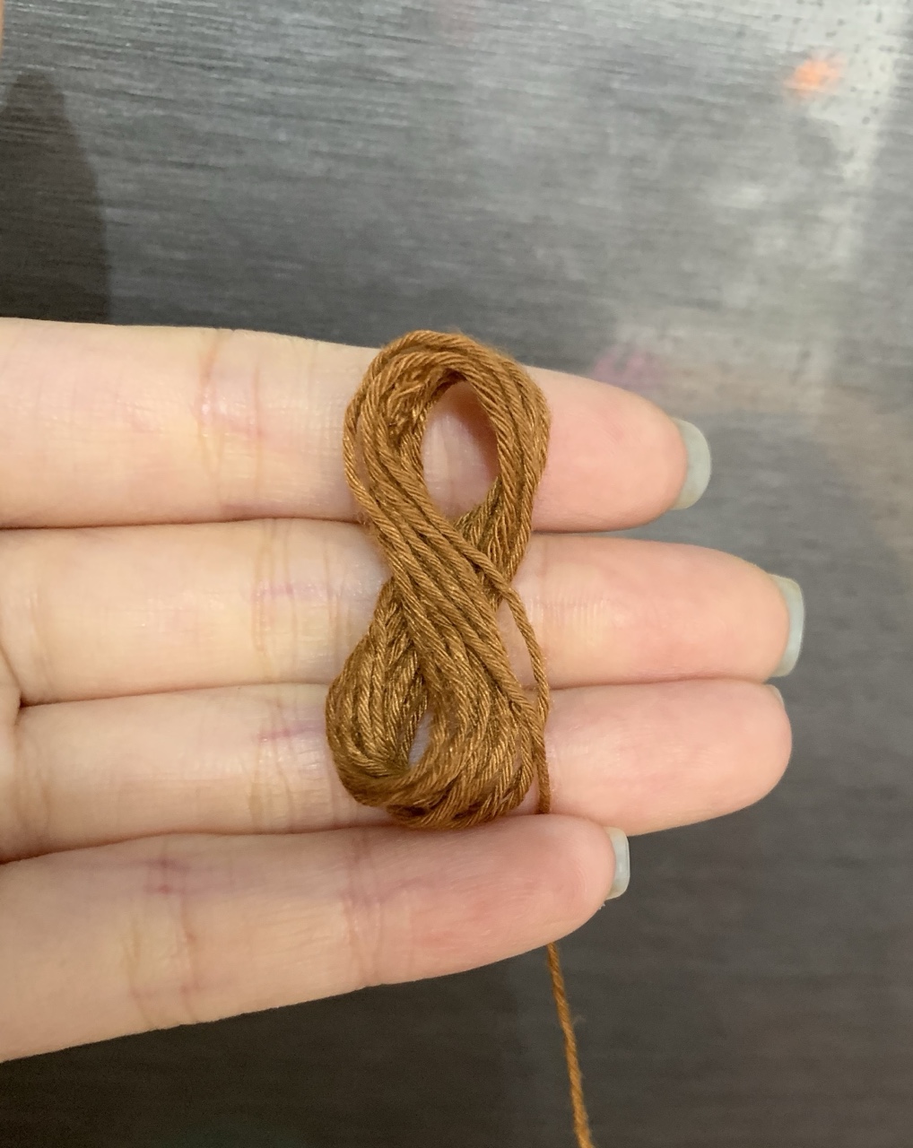 Len cotton vn, sợi to 1mm, không xù