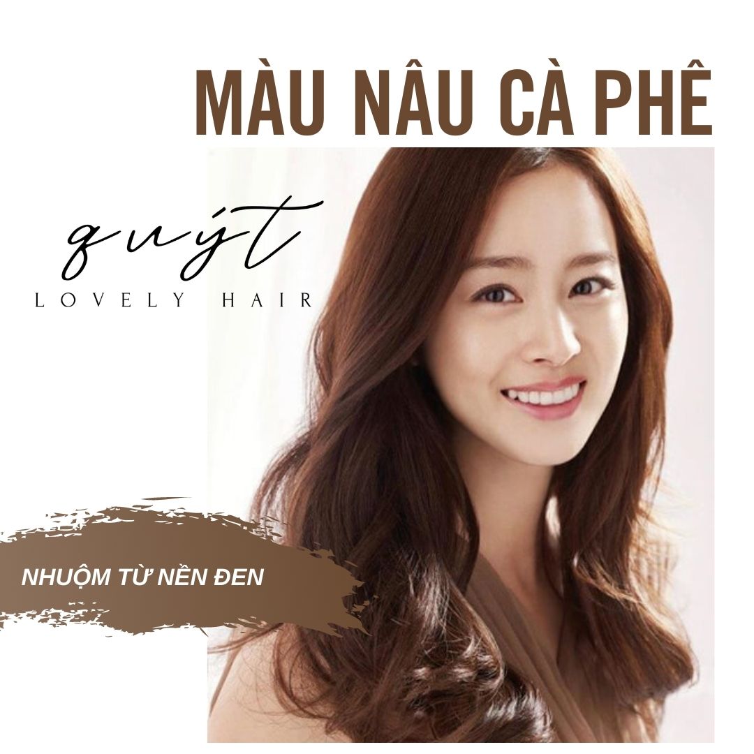 [HCM]THUỐC NHUỘM TÓC NÂU CÀ PHÊ+TẶNG KÈM OXY_PHỦ BẠC