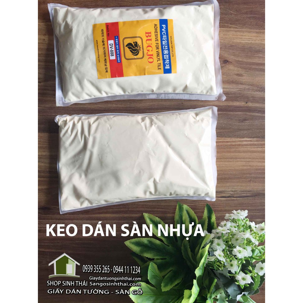 [HCM]Keo dán sàn nhựa - bịch 1kg