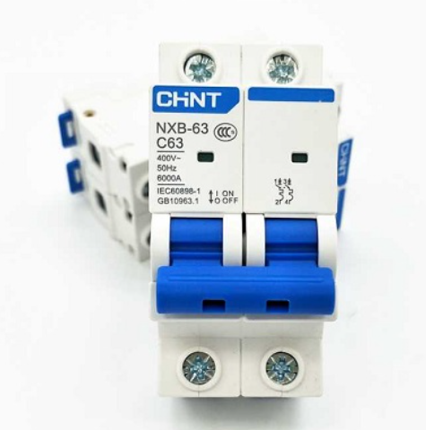 Aptomat MCB Chint NXB-63 1P 2P 3P