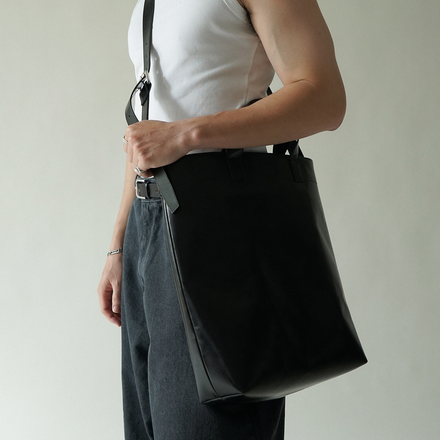 Túi To Bag waa. - Túi Tote Đeo Chéo Da Thật