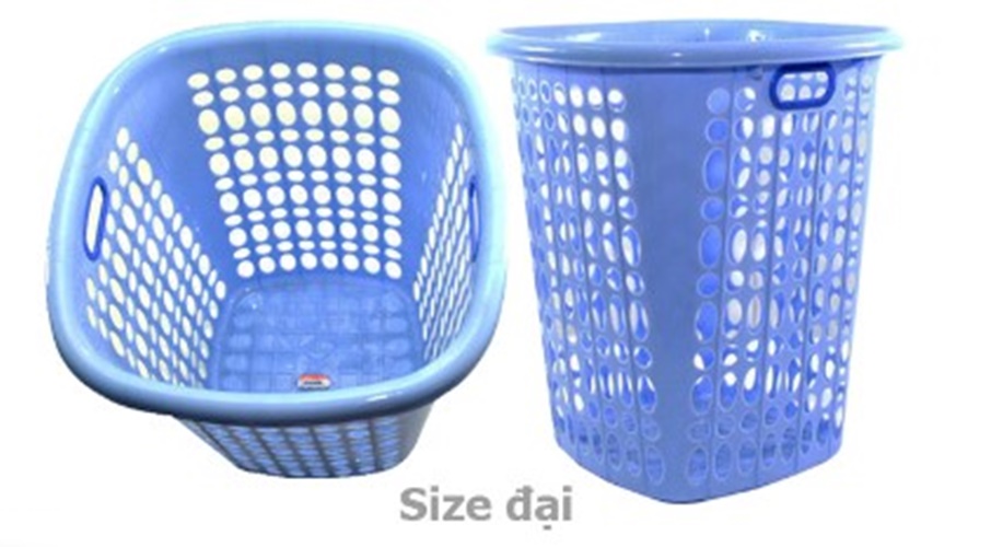 Sọt đựng quần áo Duy Tân Oval cỡ Đại