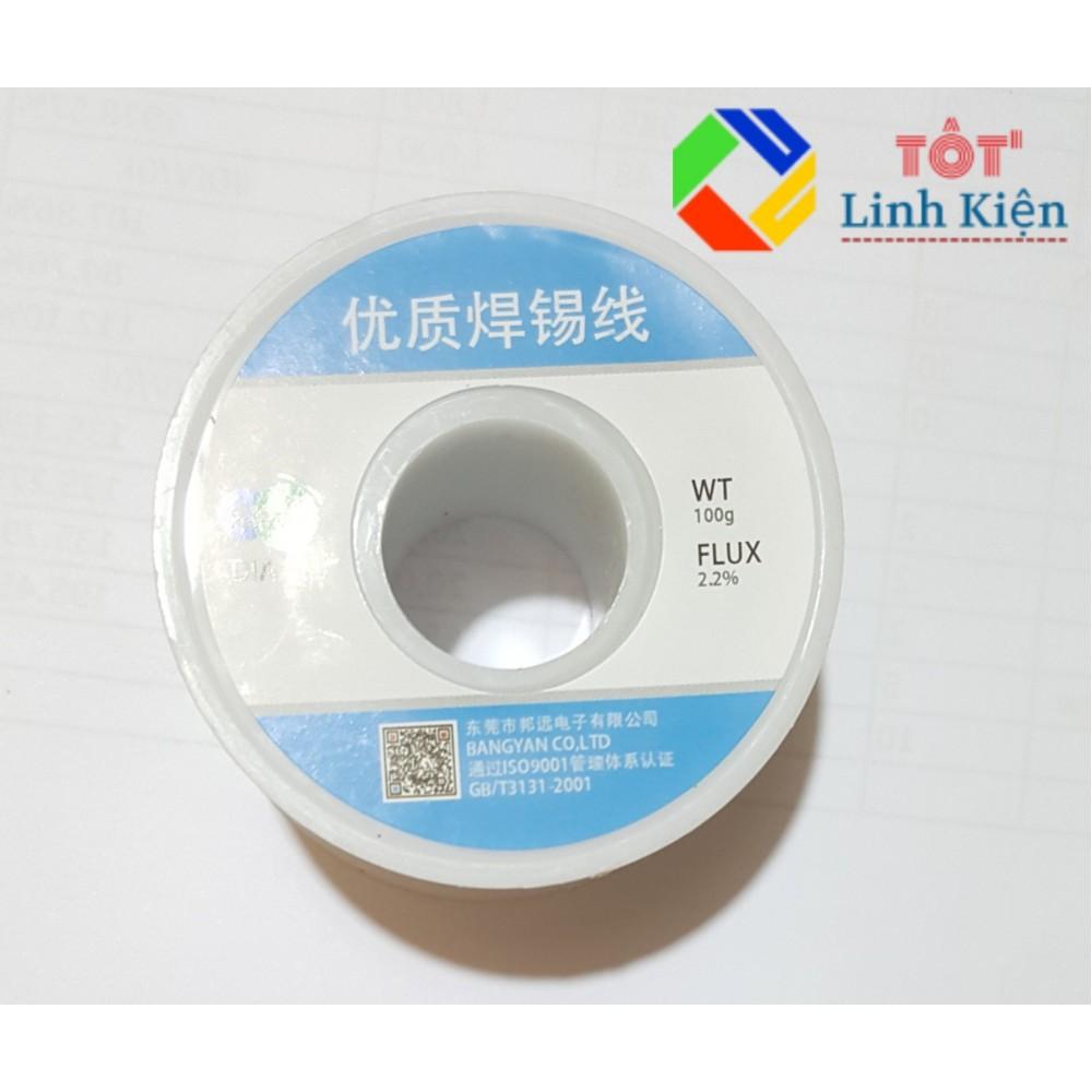 Cuộn thiếc hàn 0.8mm loại tốt 50gr và 100gr