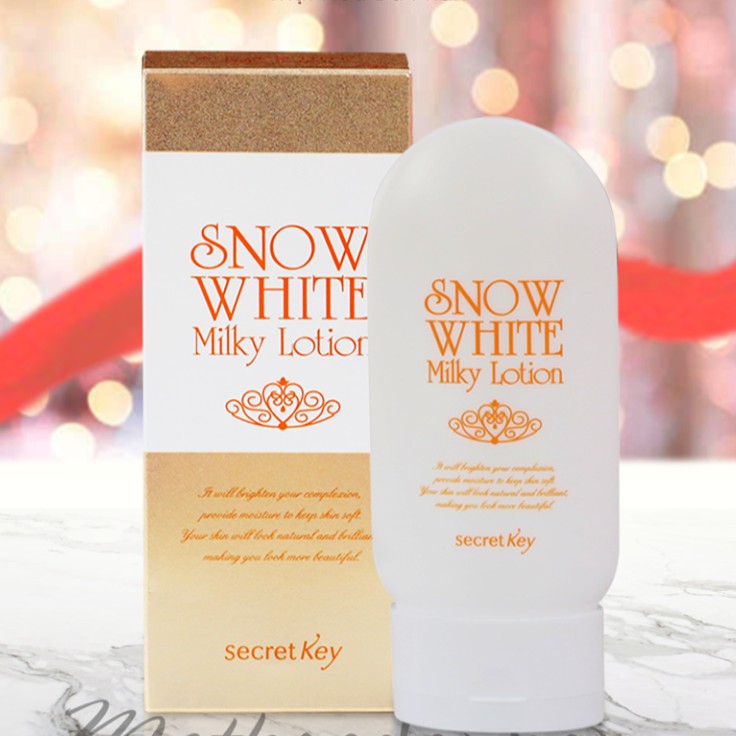 Sữa dưỡng trắng da Secretkey Snow White Milky Lotion 120g