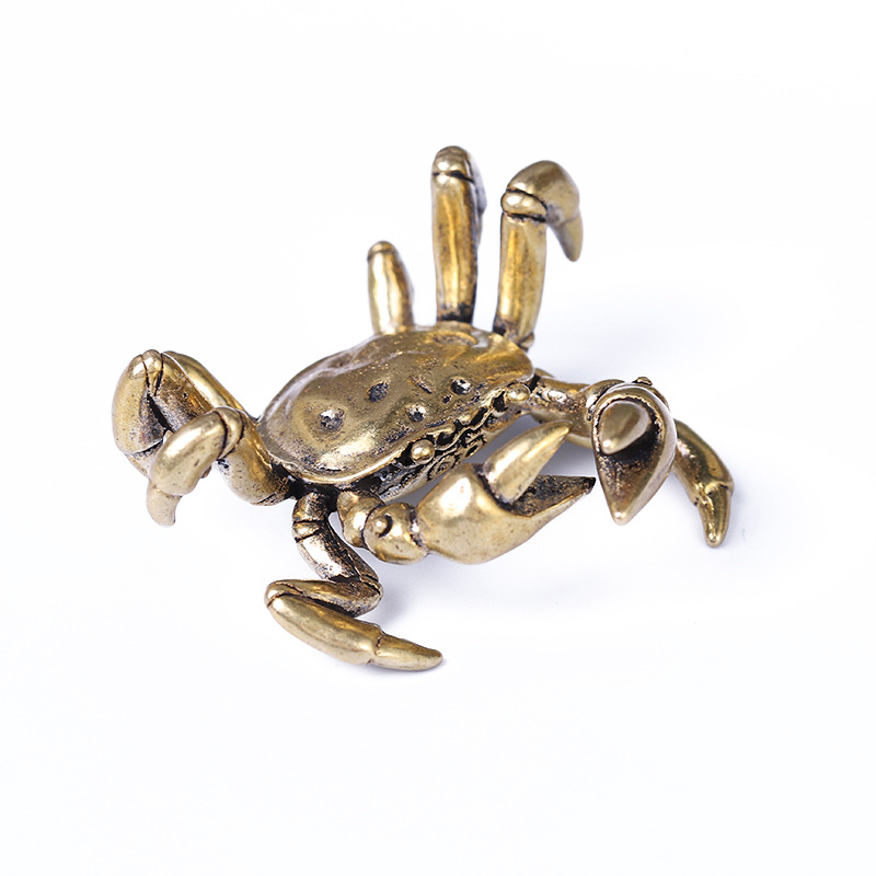 Tượng Phong Thủy Hình Con Cua (Kích Thước: 5.4cm x 4.9cm)