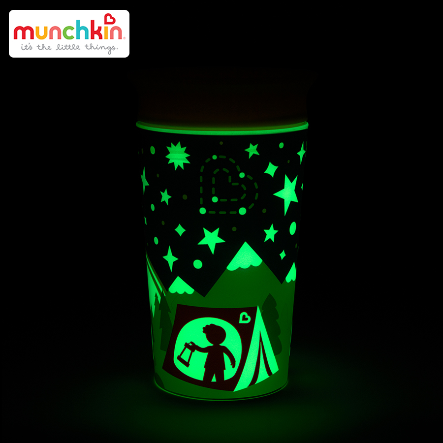 Cốc 360 độ chống đổ phát sáng Munchkin (266ml)