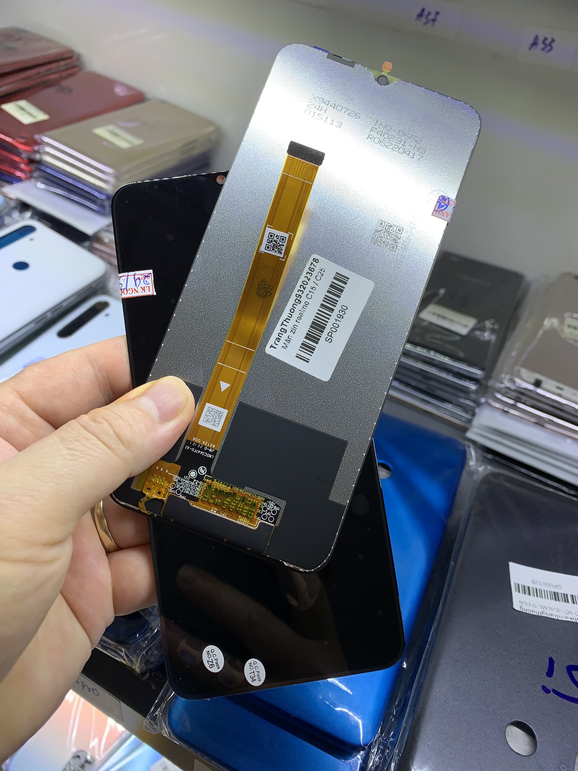 Màn hình zin mã cao cấp của màn realme C15 / Realme C25, hàng bao test, tặng kèm 1 tuýp keo