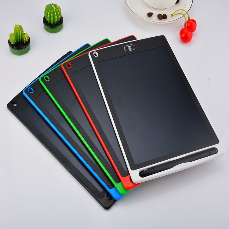 Bảng vẽ, viết tự xóa lcd 8.5 inch đa sắc, bảng vẽ điện tử thông minh