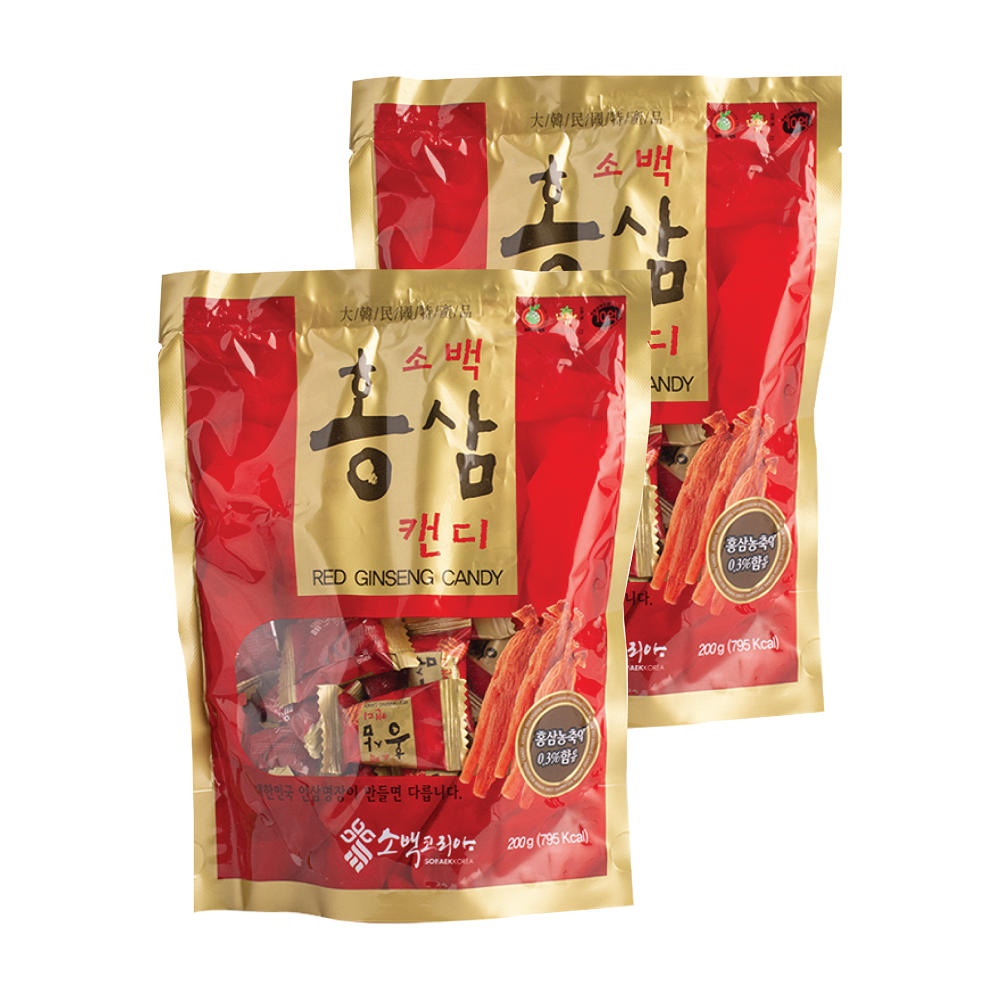 Kẹo Hồng Sâm Sobaek (200g) _ Combo 3 túi