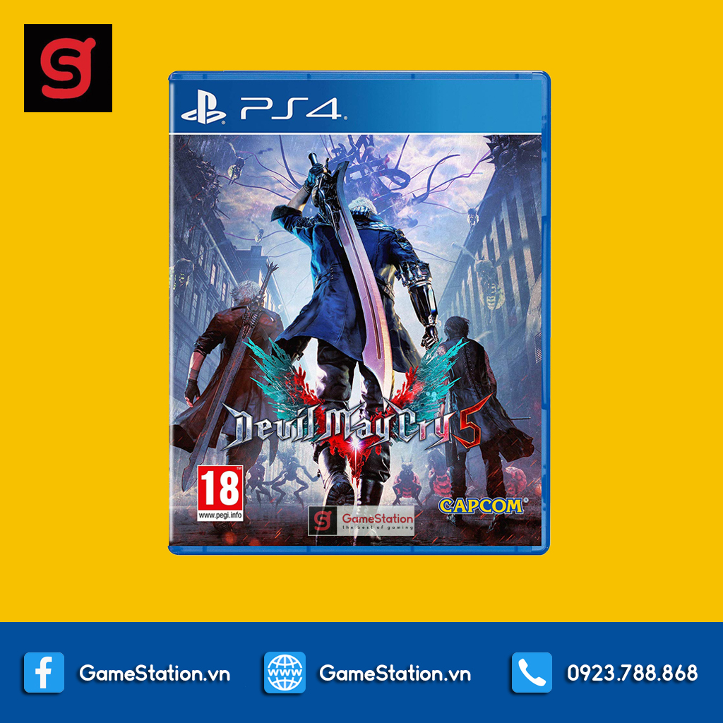 Đĩa Game PS4 Devil May Cry 5 - hệ EU