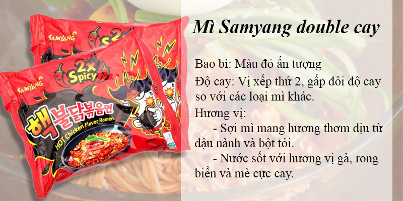 1 Gói Mì Gà Siêu Cay 2x Samyang (140g / Gói)