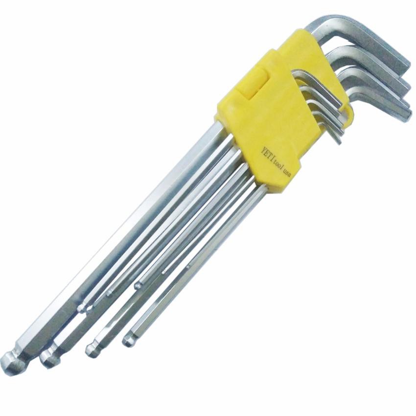 Bộ lục giác đầu bi 9 cây - dochoixemay