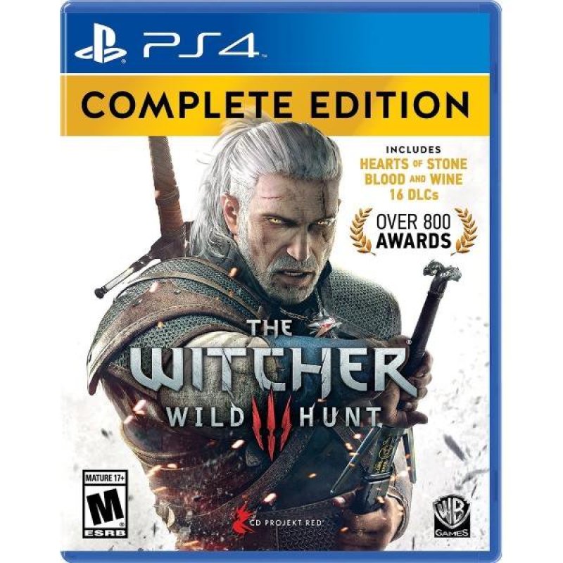 Đĩa Game PS4: The Witcher 3: Wild Hunt Game Of The Year Edition - hệ US