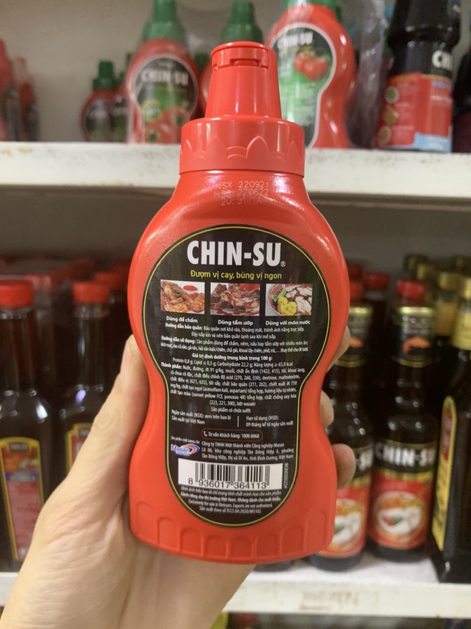 Tương ớt Chinsu chai 250g
