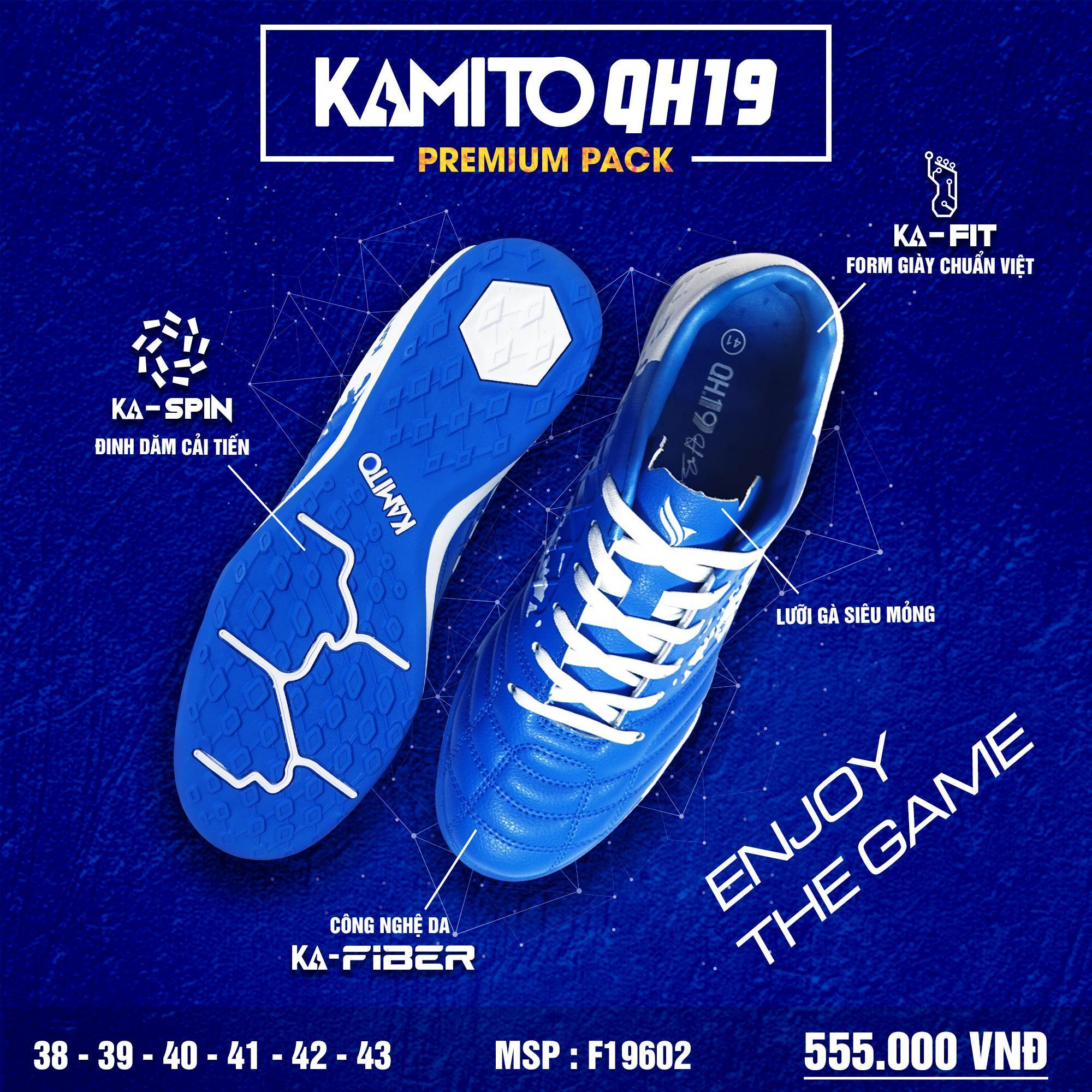 Giày đá bóng quang hải Kamito QH19