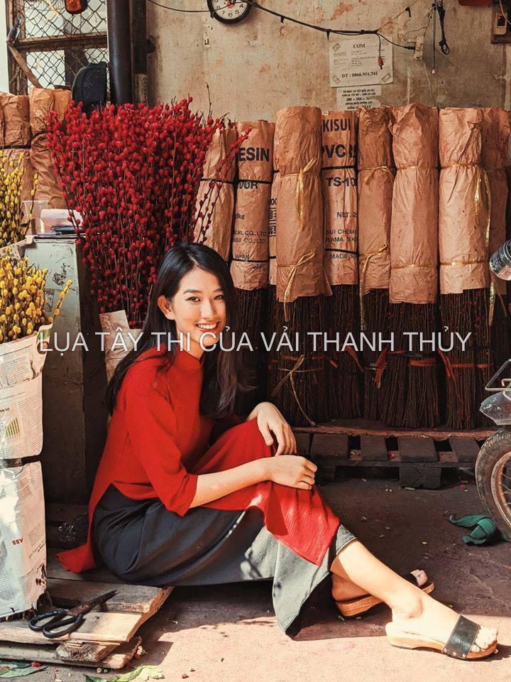 [HCM]VẢI LỤA TẰM ƯỚT( LỤA TÂY THI) - MAY ÁO DÀI-DÒNG VẢI CAO CẤP